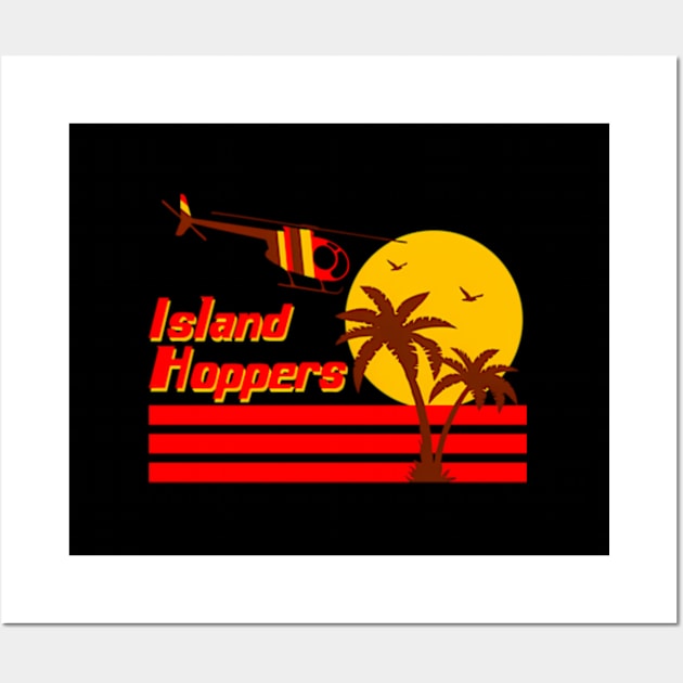 Island Hoppers 80'S Tv Wall Art by Sink-Lux